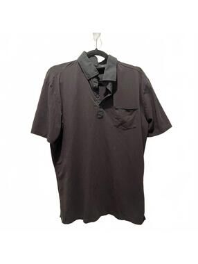 Black short sleeve polo, men’s size XL